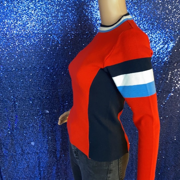 Bill Potts Red Block Jumper/Sweater Cooperative XS - Picture 5 of 8